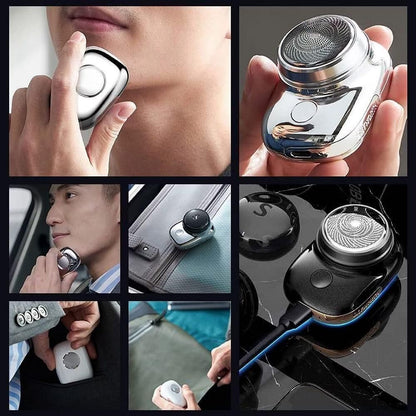 Mini Electric Shaver – Pocket-Sized Power for Smooth Grooming On-the-Go 🧳✨