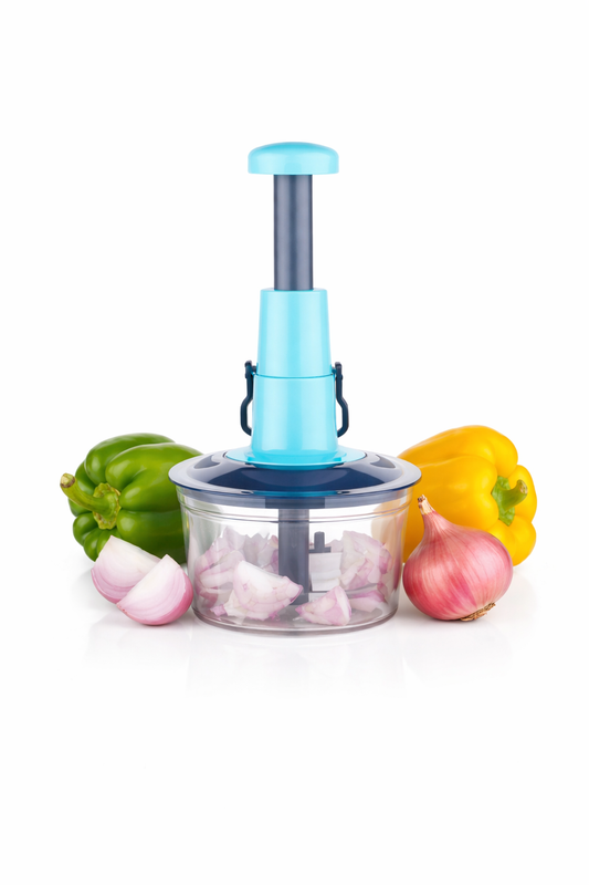 LuxTech™ Turbo-Pull Smart Chopper — 5-Second Manual Food Processor